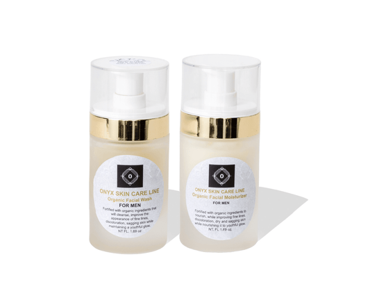 Dry Skin Relief Two-Step Facial System - Wash and Moisturizer - For MEN-0
