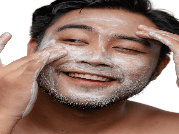 Dry Skin Relief Two-Step Facial System - Wash and Moisturizer - For MEN-1